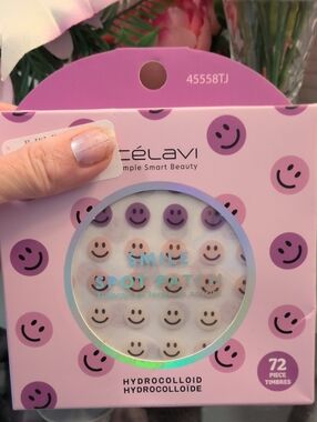 Célavi Smile Spot Patch Hydrocolloid Acne Pimple Patch – Pink